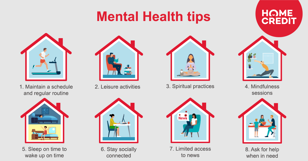 Top 8 Tips To Boost Your Mental Health | Home Credit India